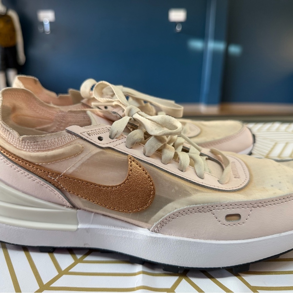 Nike Women's Beige and Tan Sneakers